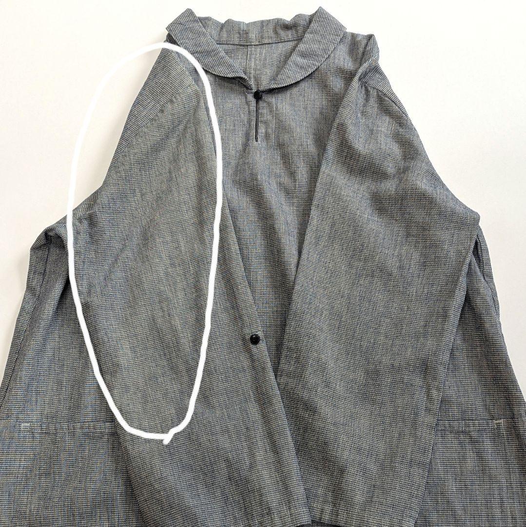 群言堂 コットン チュニック ワンピース 千鳥格子 近年モデル