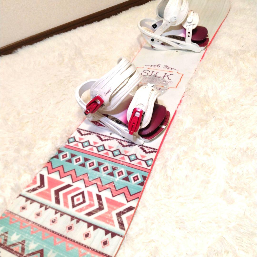 SWIVEL SILK レディース スノーボード ビンディング付き