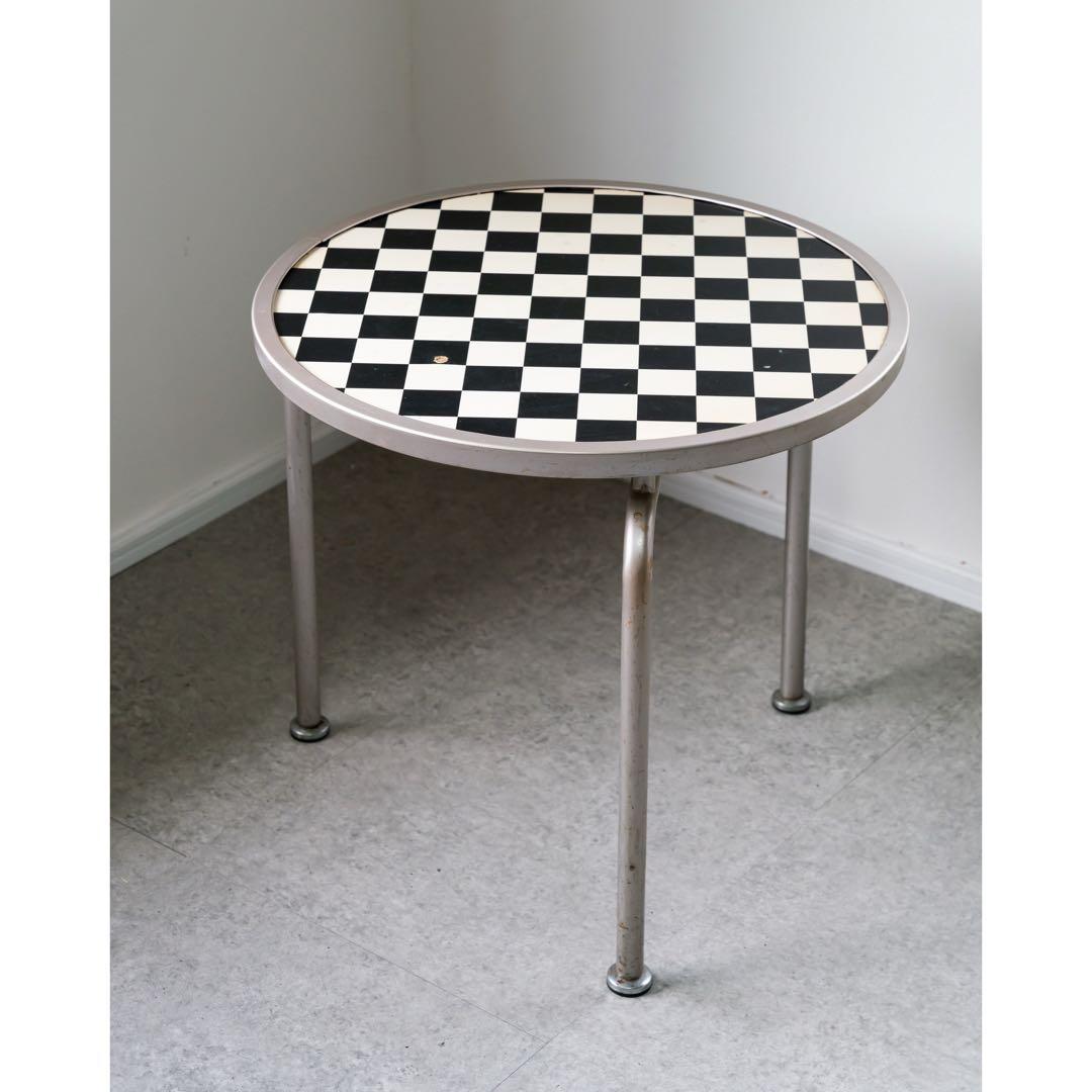 80s ヴィンテージ ラウンドテーブル　アメリカンレトロ　モダン