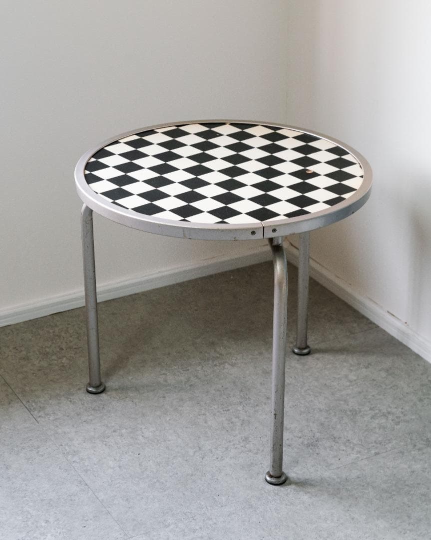 80s ヴィンテージ ラウンドテーブル　アメリカンレトロ　モダン