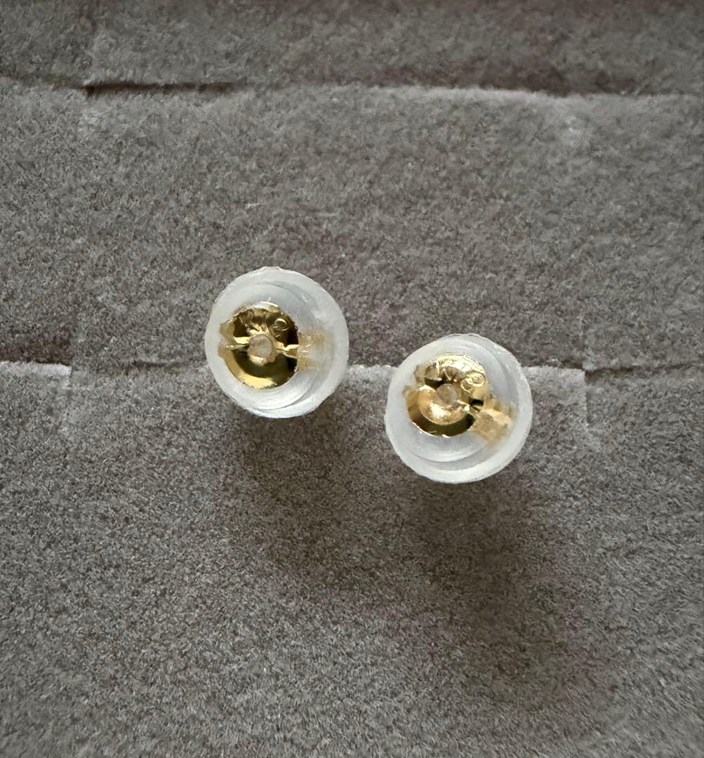 【限定セール】ツツミ K18イエローゴールド プラチナ ピアス