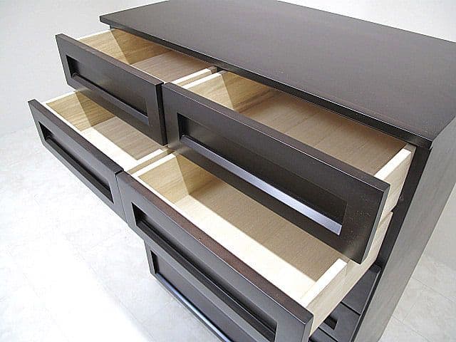 IDC大塚家具　「ヴィータ」　ブナ材ハイチェスト　　　サイドチェスト/整理タンス