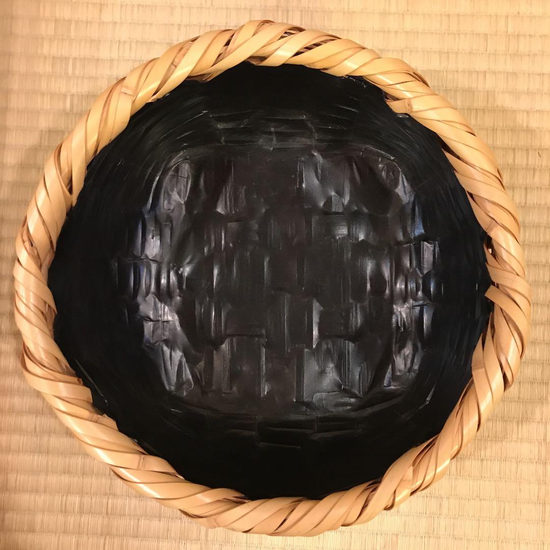 茶道具　サザエ篭炭斗