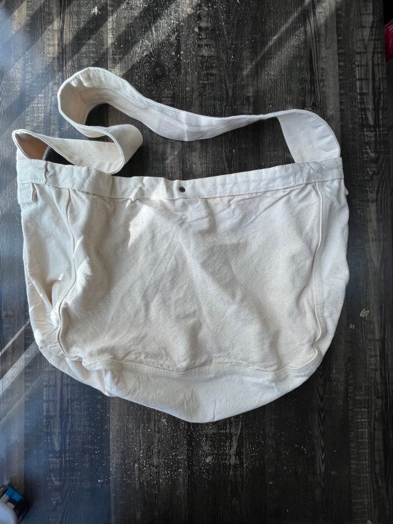 ニュースペーパーバッグ 生成り