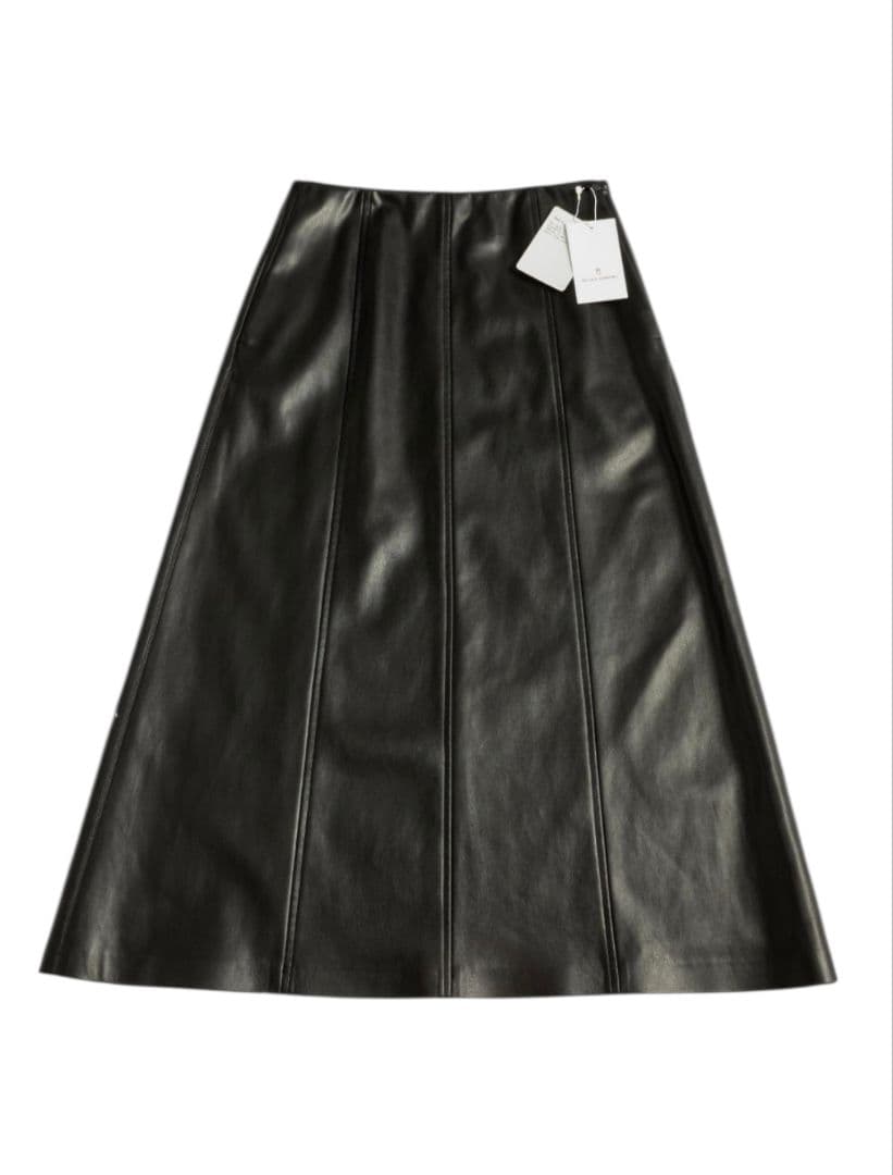 新品タグ付き ユナイテッドアローズ フェイクレザー ロングスカート 38 M