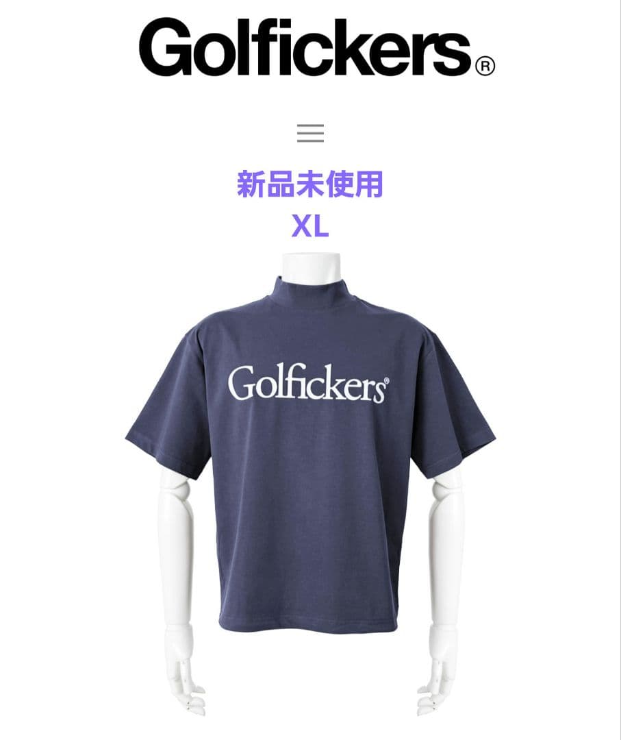 Ｓ*Ａ様 最安値！新品未使用　ゴルフィッカーズ　 Mock Neck -Navy