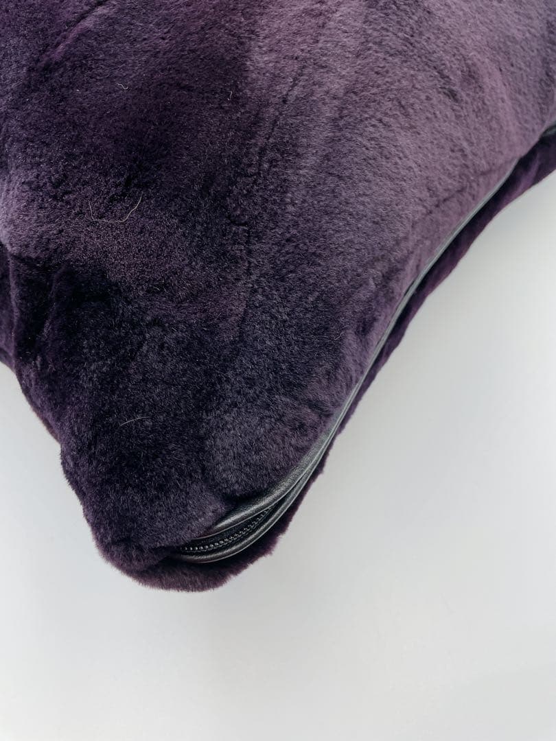 ミンク シェアードミンク リアルファー クッションカバー