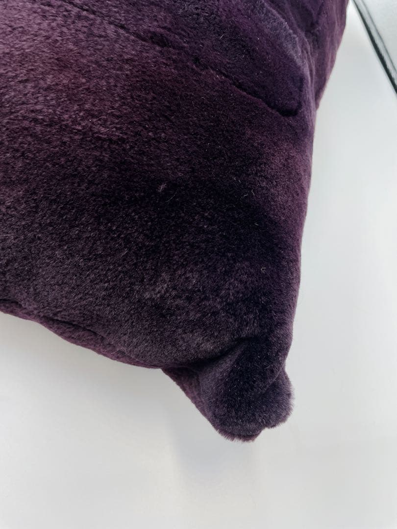 ミンク シェアードミンク リアルファー クッションカバー