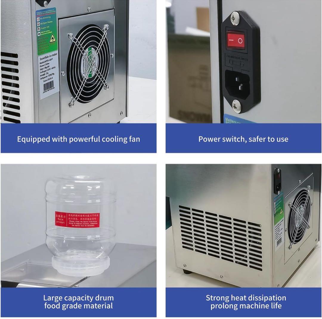 かき氷機 80kg/日 連続稼働