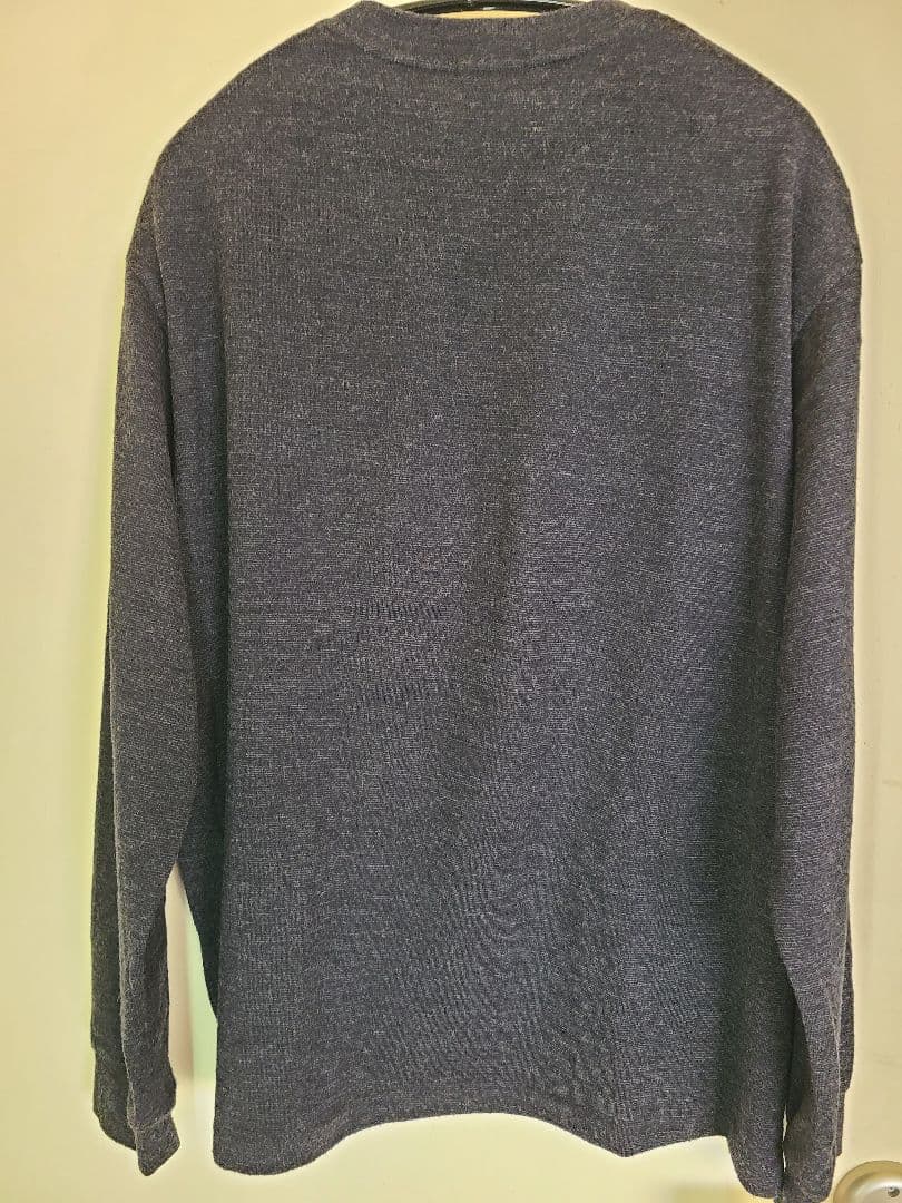 【LIDNM】MILLED NZ MERINO WOOL L/S(黒) Sサイズ