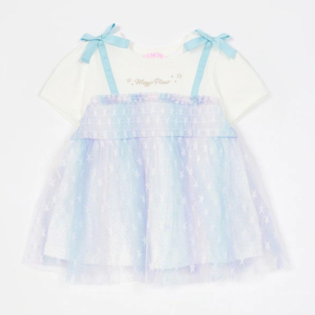 メゾピアノ グラデーション星チュール チュニック 120 新品未使用