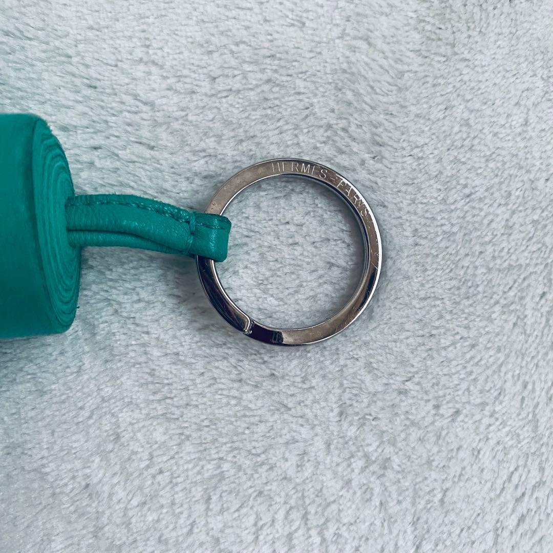 Hermes エルメス カルメン フリンジホルダー 緑