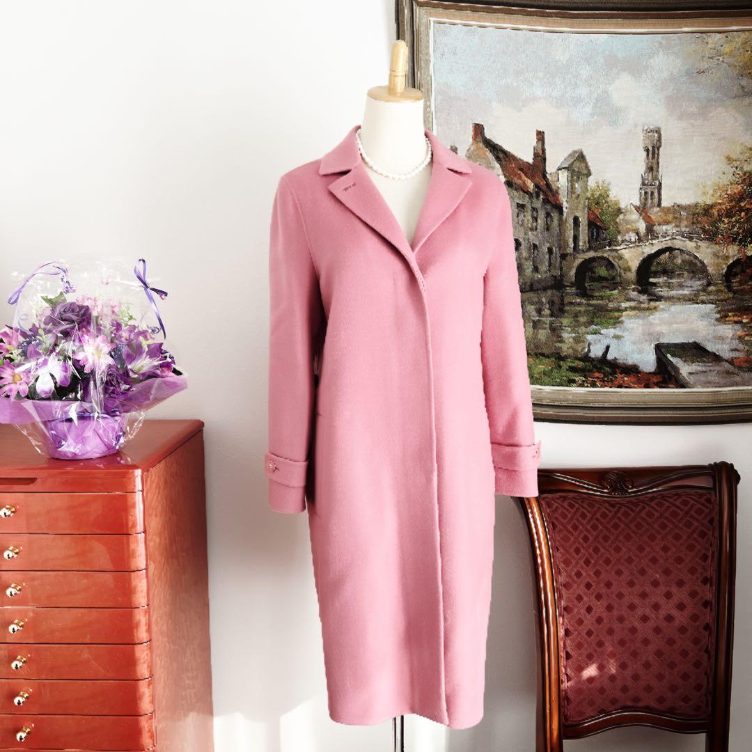 極美品　loropiana ロロピアーナ ダブルフェイス　カシミヤ　コート