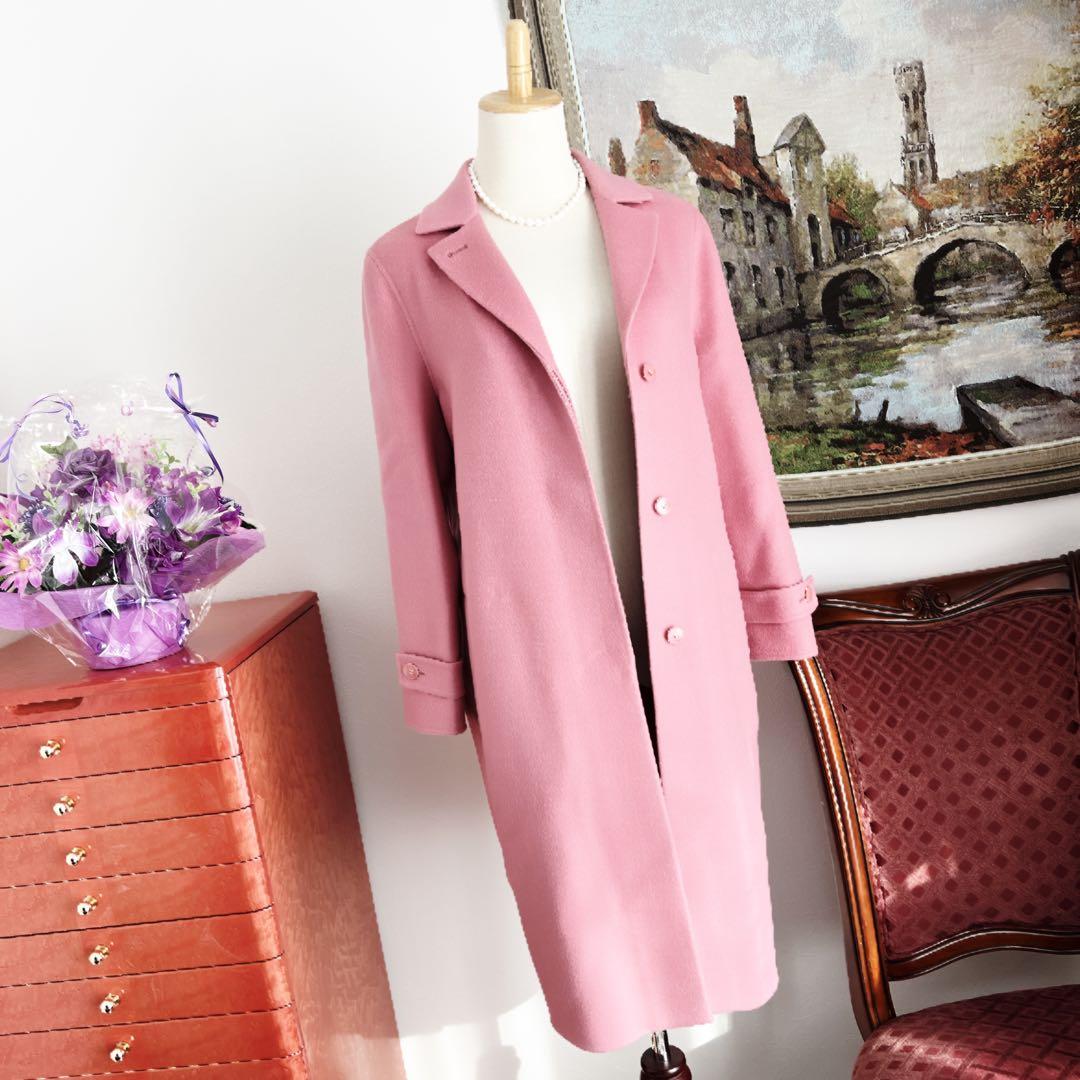 極美品　loropiana ロロピアーナ ダブルフェイス　カシミヤ　コート