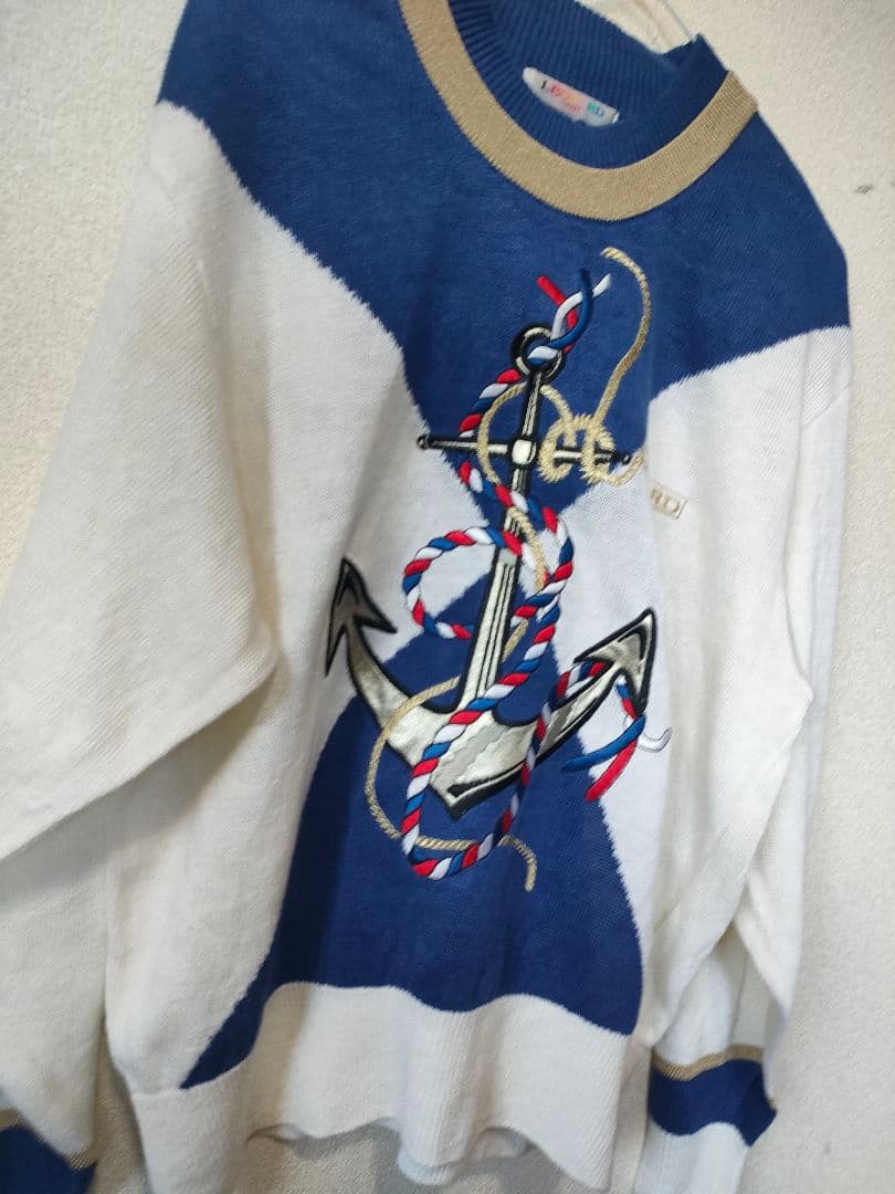 1 超美品　LEONARD　レオナール　ニット　セーター　麻100