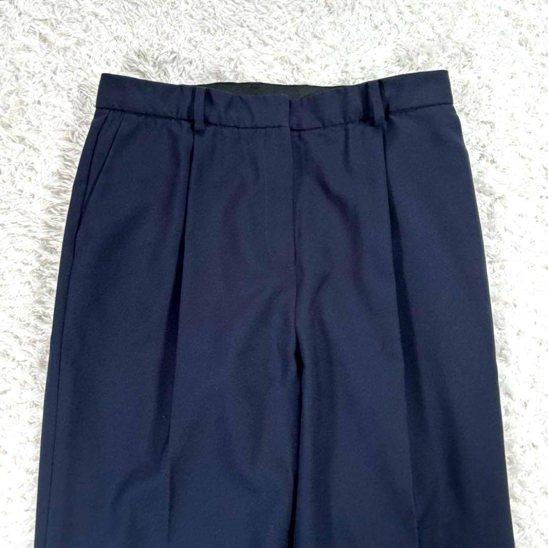 【大きいサイズ 4L】　RUIRUE BOUTIQUE　パンツスーツ　紺