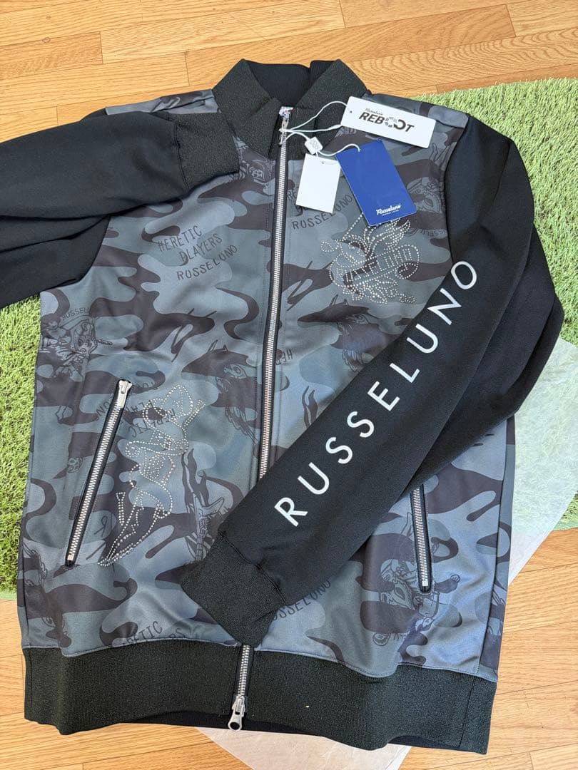 新品正規品【RUSSELUNO/4】スカジャン風ジャケット裏起毛フリースルチャ