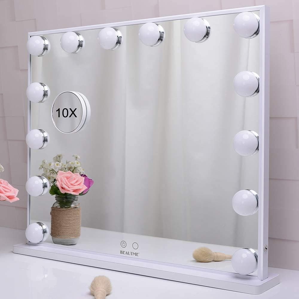 LED化粧鏡 女優ミラー 卓上/壁掛け