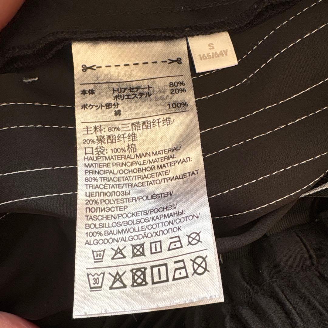 Y-3 黒 サイドストライプ トラックパンツ