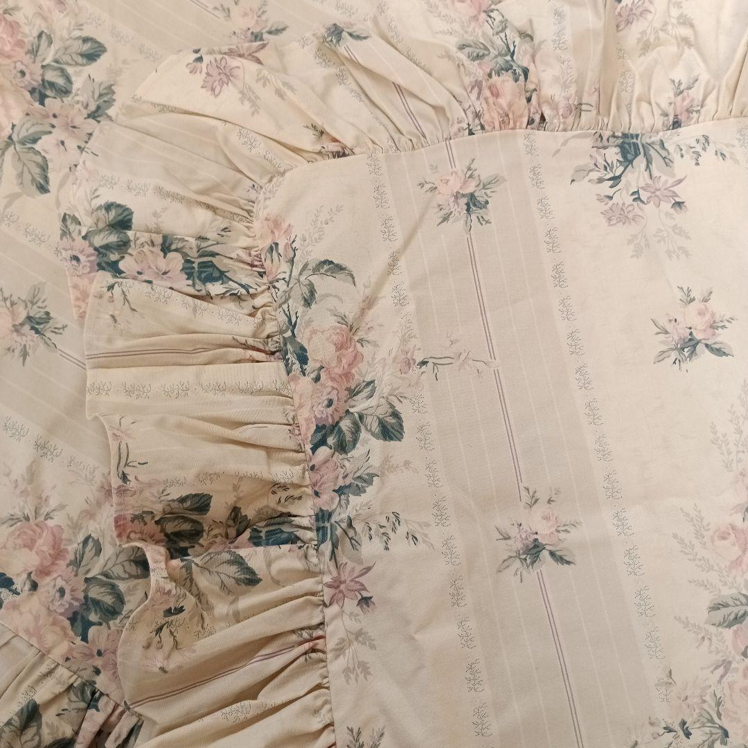 Ralph Lauren フリル付きクッションカバー45ｃｍ角 2枚セット