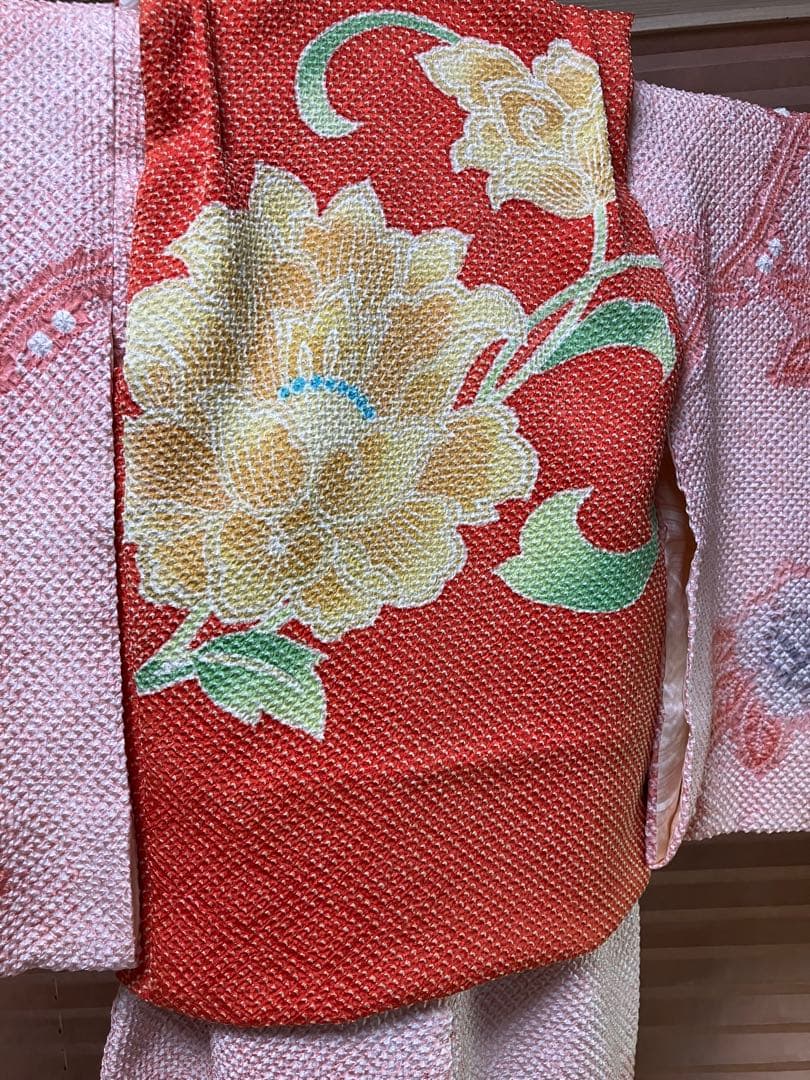 藤娘きぬたや被布　3歳祝い着