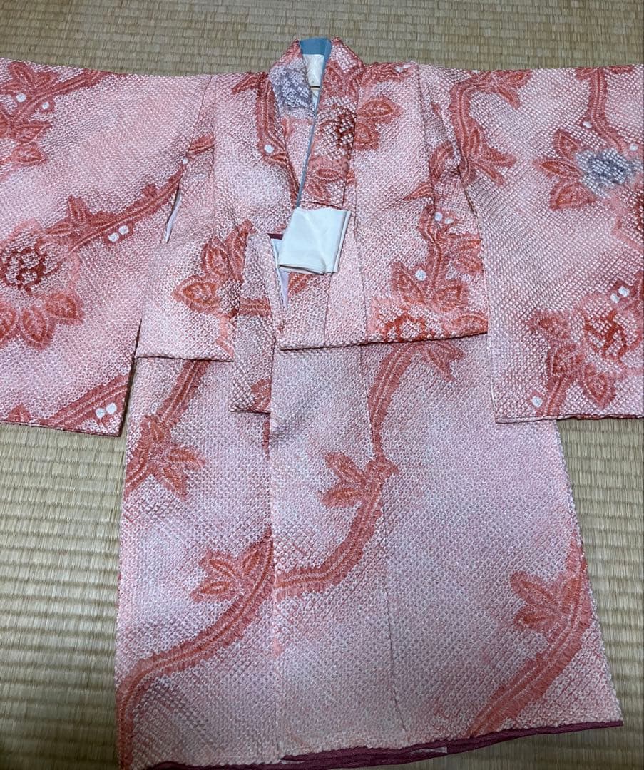 藤娘きぬたや被布　3歳祝い着