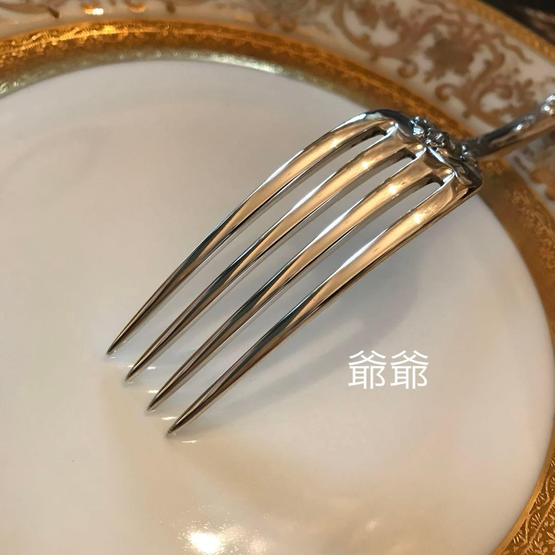 Puiforcat ピュイフォルカ／「アイリス」純銀製 フォーク２本