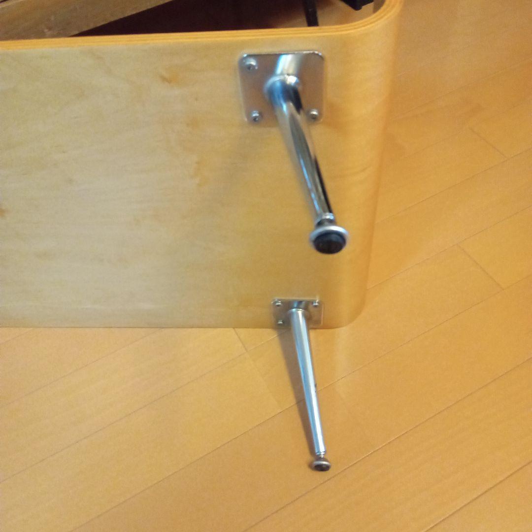 ✨️ミッドセンチュリー スペースエイジ プライウッド センターテーブル ガラス