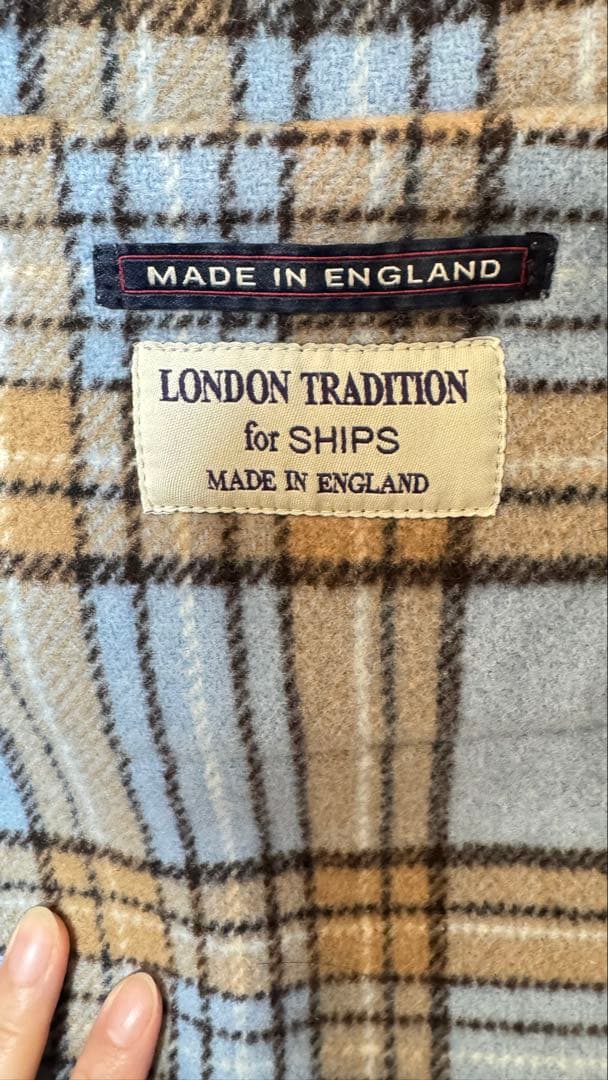 再び値下げ　LONDON TRADITION ダッフルコート 水色