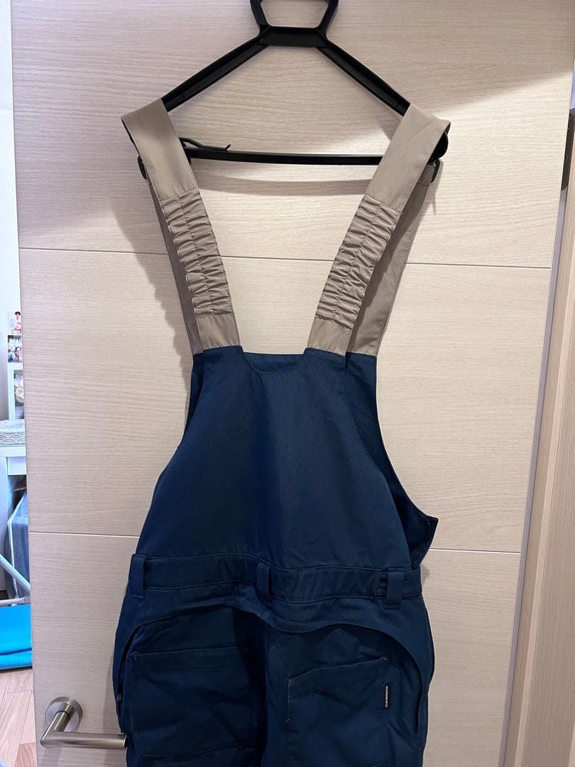 【上下セット】AA HARDWEAR　ウェアLサイズ ネイビー系 ビブパンツ