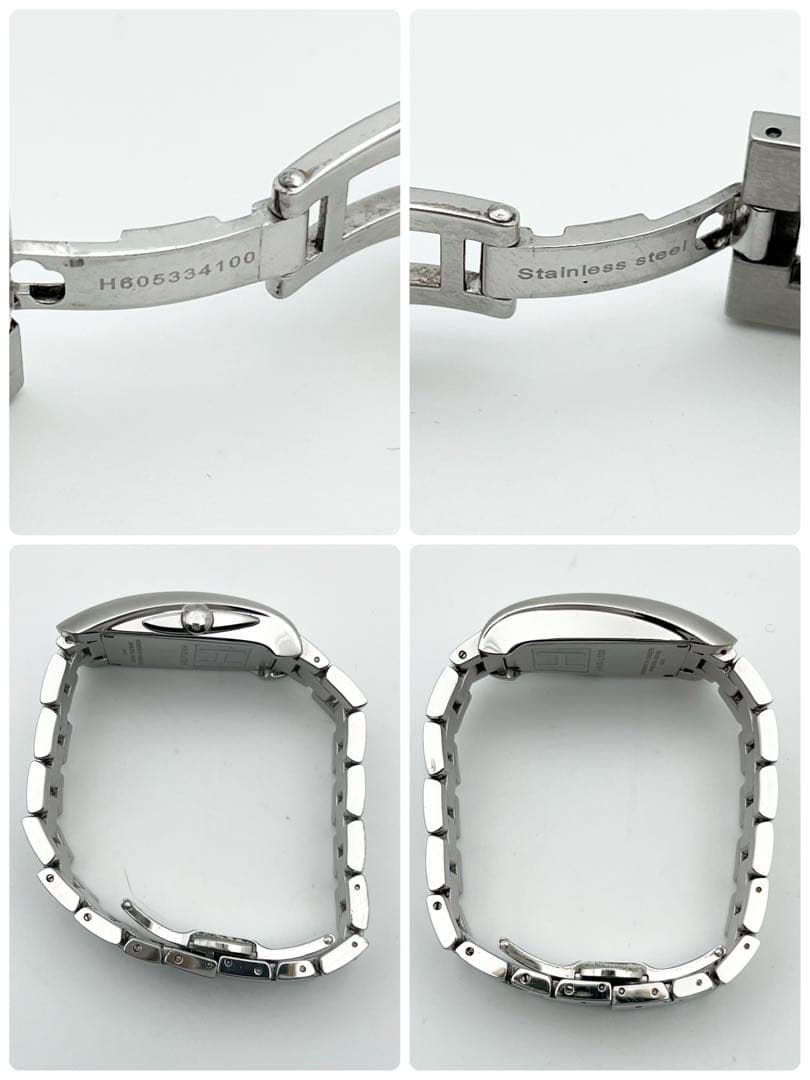 【稼働品】ハミルトン　スモセコ　 クォーツ 腕時計 H334110 新品電池