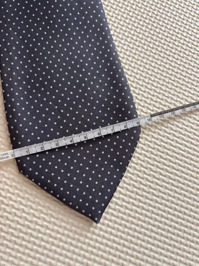 K*1様 マリネッラ　ブルーグレー　 ドット ネクタイ