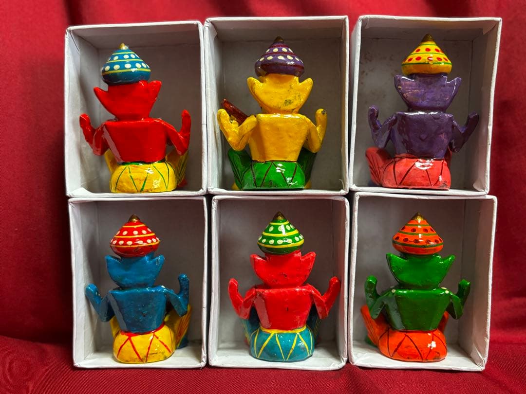 インド製 神様17体セット 開運 祈りの置物 スピリチュアル 守護神 ケース付き