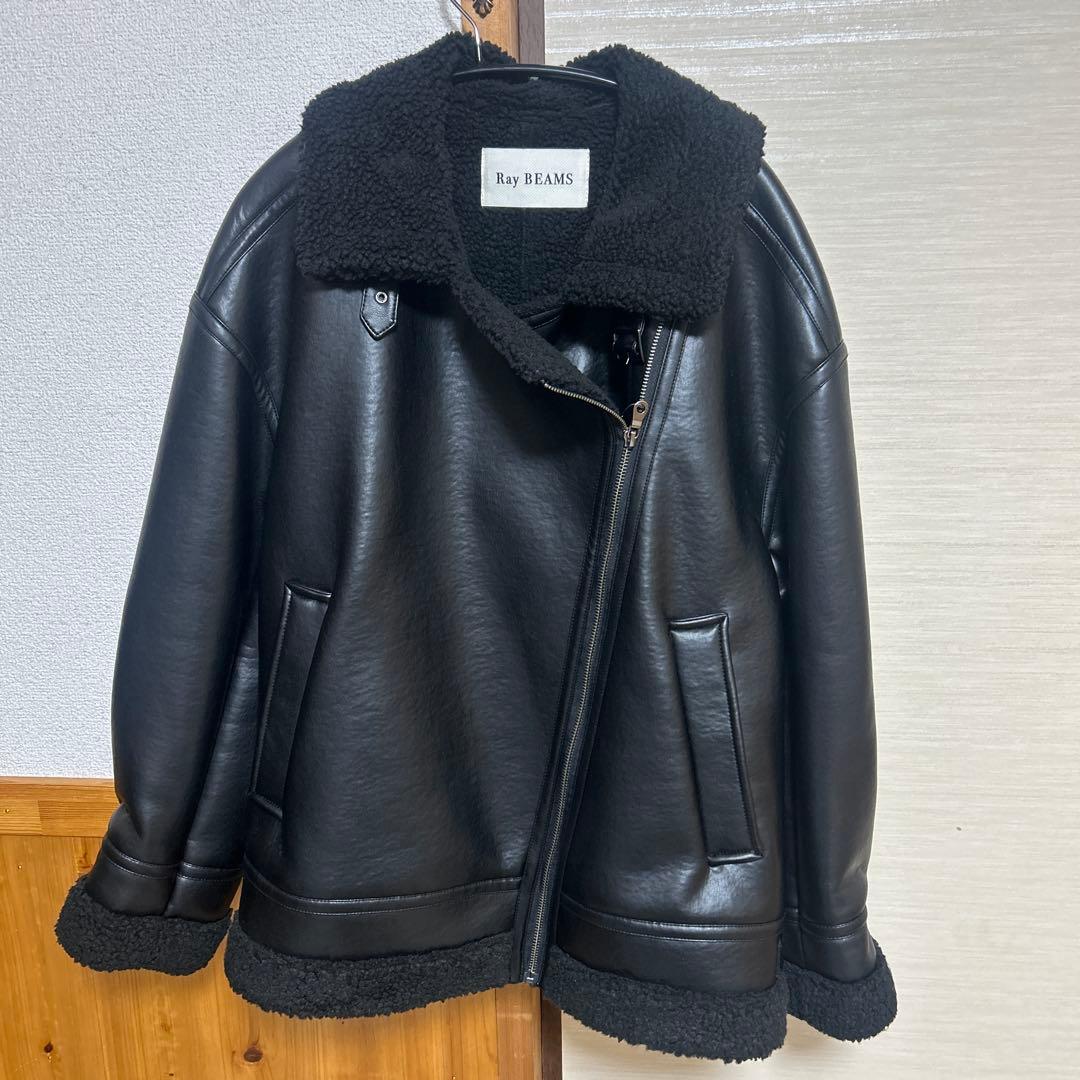ど*こ様 【新品未使用】Ray BEAMS ライダースジャケット