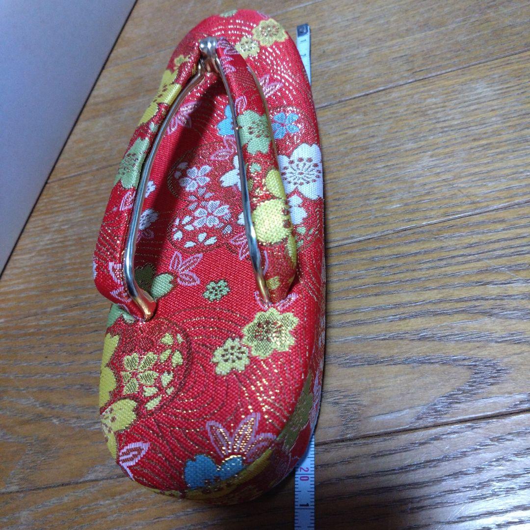 美品★七歳★帯バッグ草履はこせこ小物セット★桜柄