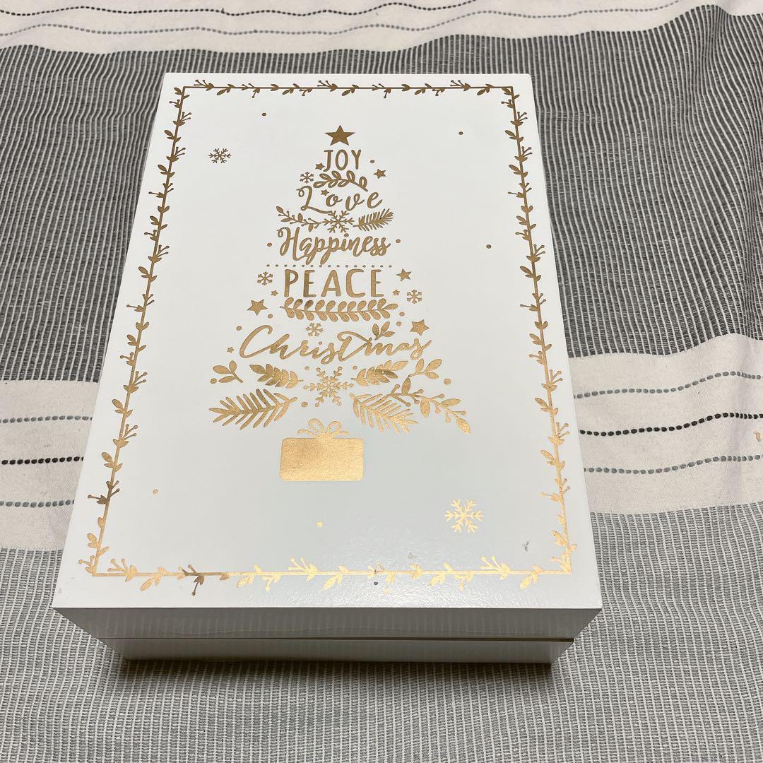 木製 折りたたみ クリスマス アドベントカレンダー トナカイ 雪 お楽しみ