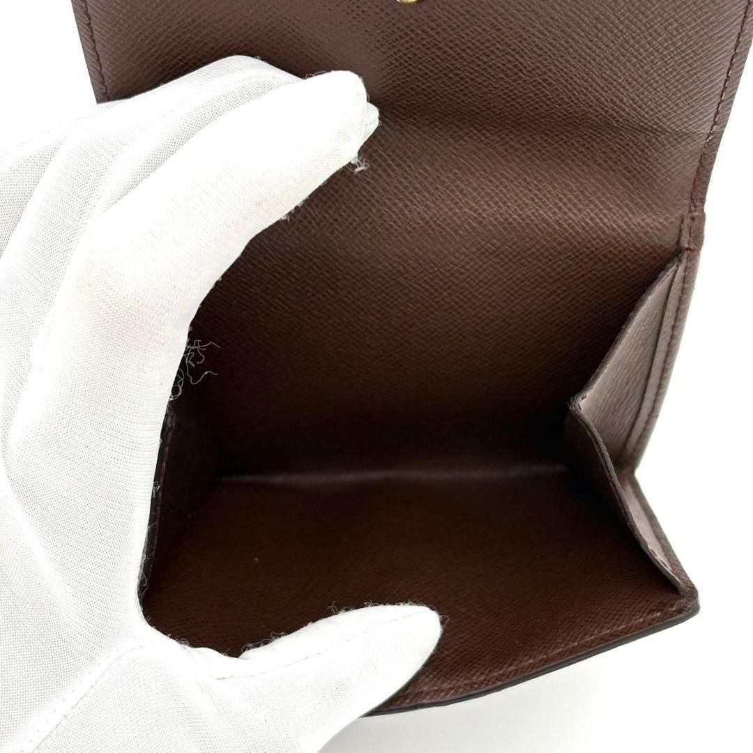 ルイヴィトン 折財布 ダミエ エベヌ ポルトフォイユ エリーズ 2221