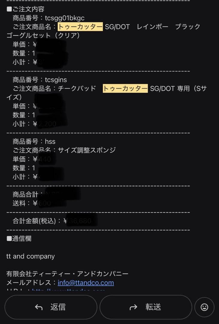 TT&CO トゥーカッターヘルメット（S＆M）　専用ゴーグル　バイザーセット