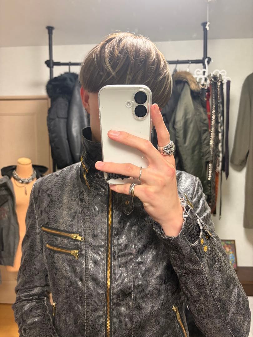 y2k archive vkei レザージャケット お兄系 ギャル　平成