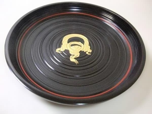 裏千家 今日庵好 玉盆 金蒔絵 柳菴 初瀬川作品 京漆器 天然木 本漆器