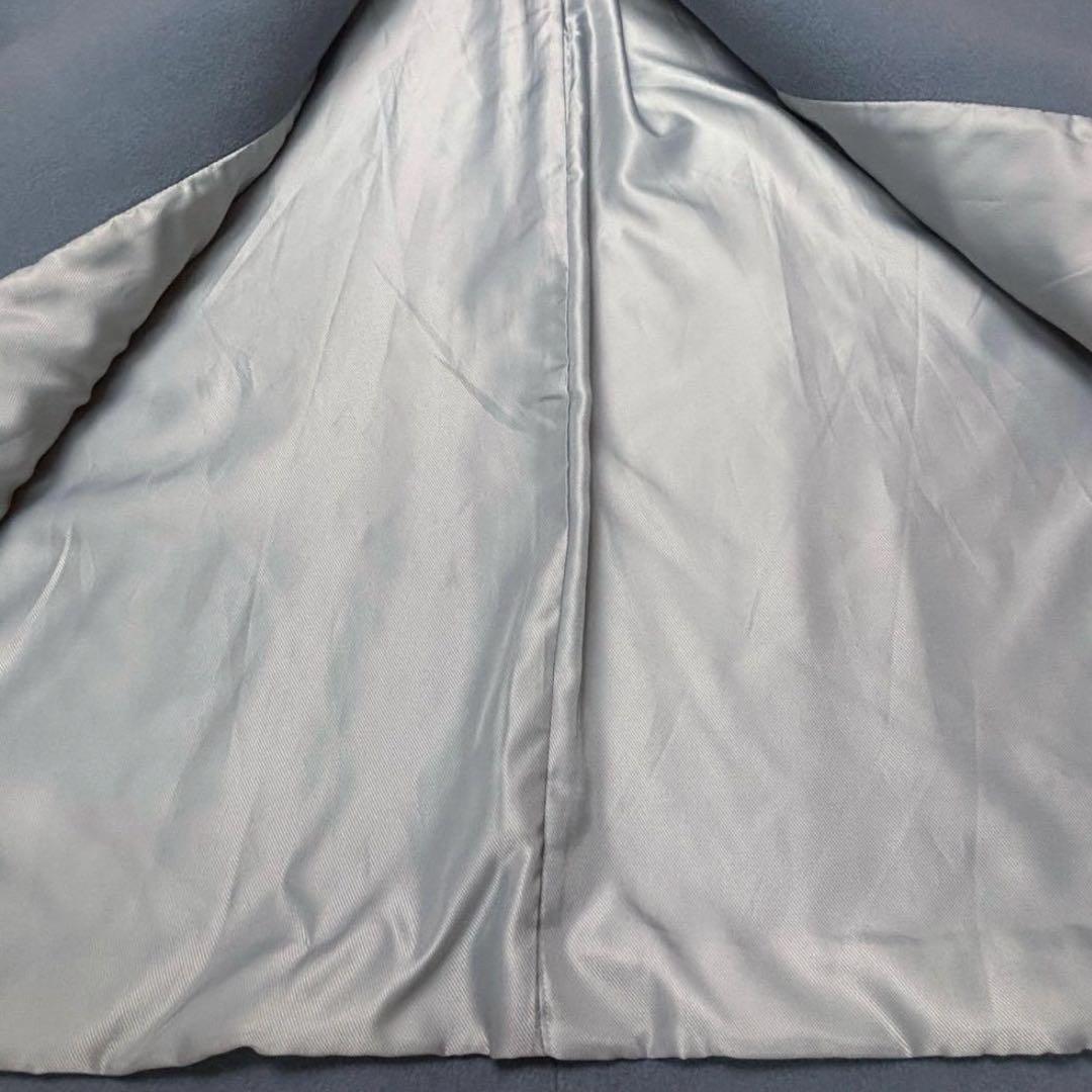 新品同様❇️定価42,900円 スナイデル ウールロングコート サックス