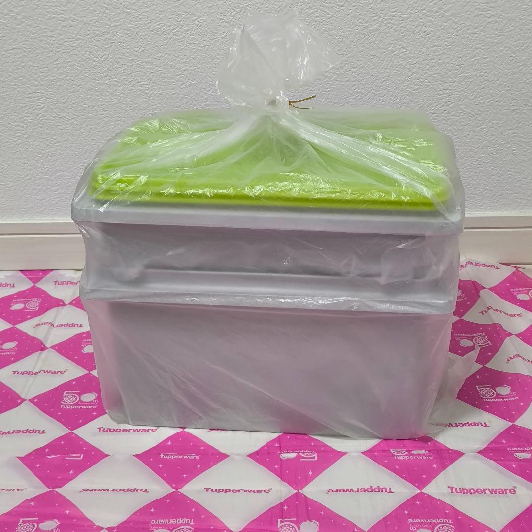 タッパーウェア ５キロキーパー（ハンドル無）（２個）お米保存にも！