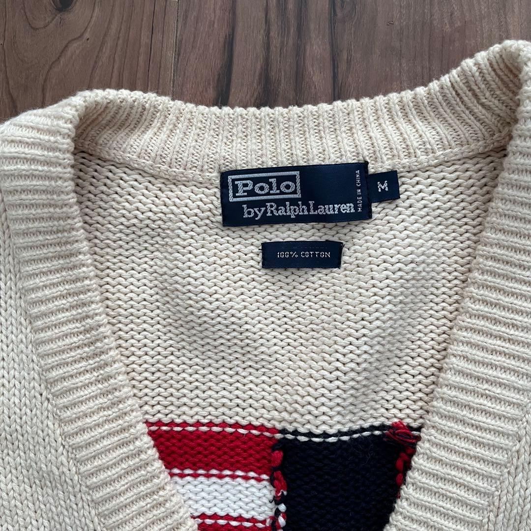 Polo Ralph Lauren RLロゴ星条旗 カーディガン