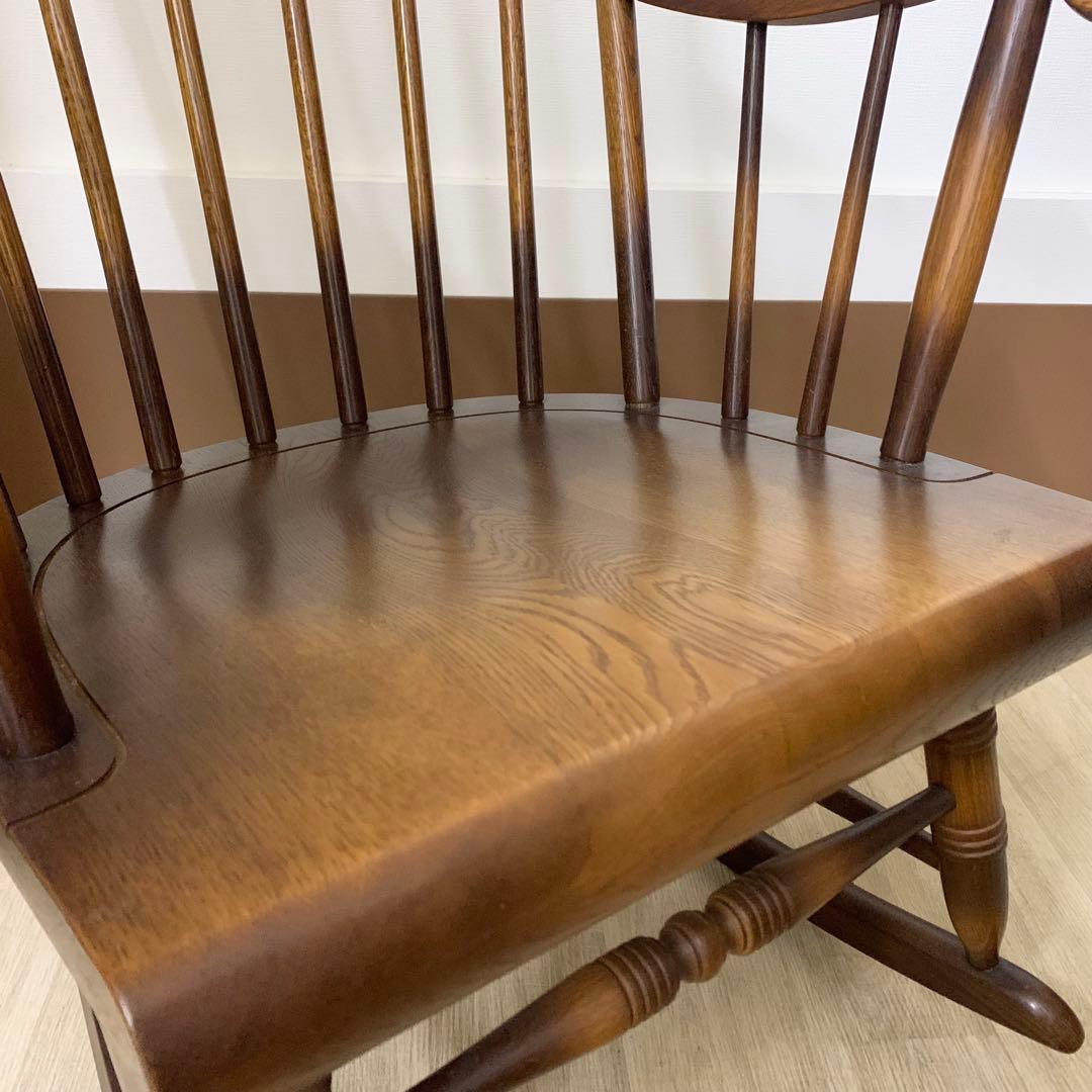 【美品】HIDA 飛騨産業 穂高 ロッキングチェア キツツキ