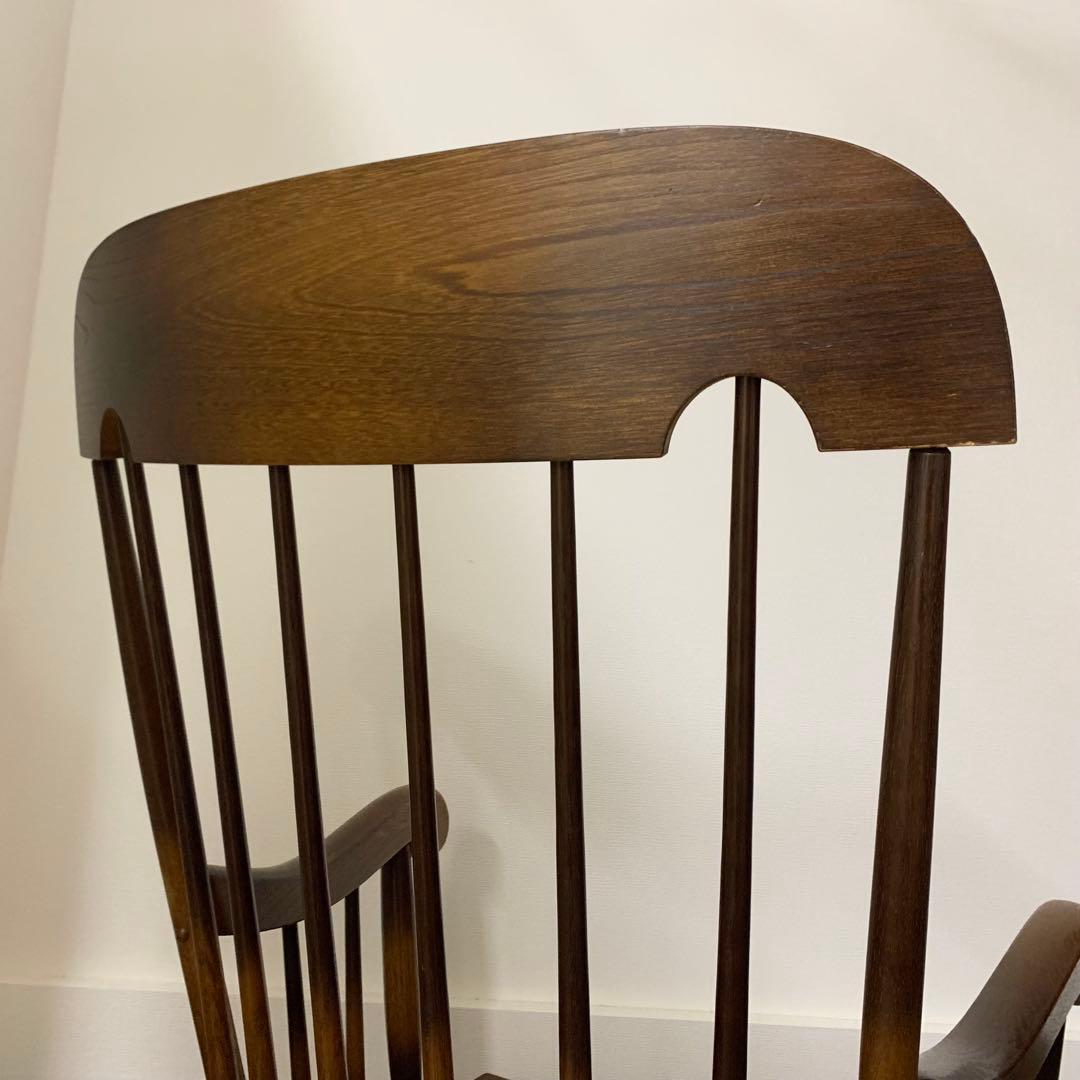 【美品】HIDA 飛騨産業 穂高 ロッキングチェア キツツキ