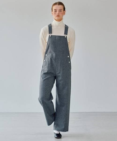 ORCIVAL | ウールサキソニー オーバーオール