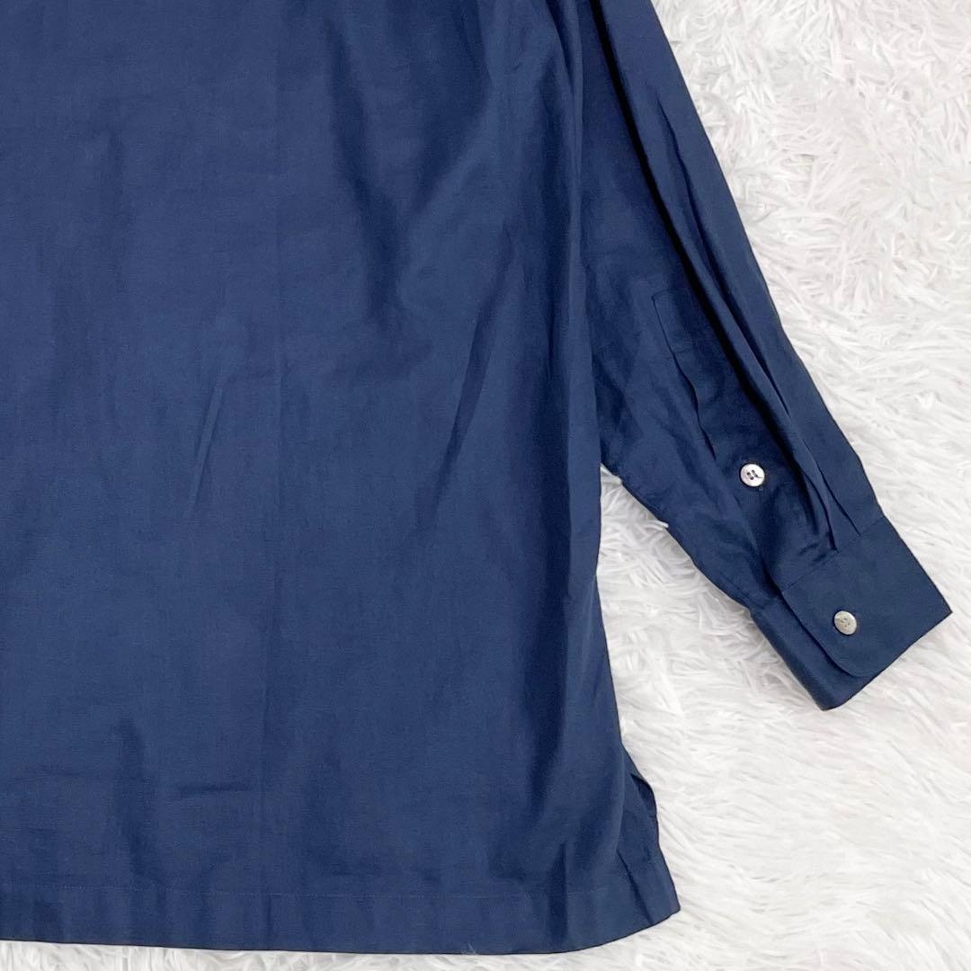 【美品】イッセイミヤケ　長袖シャツ・ウィングカラー・スタンドカラー・フォーマル