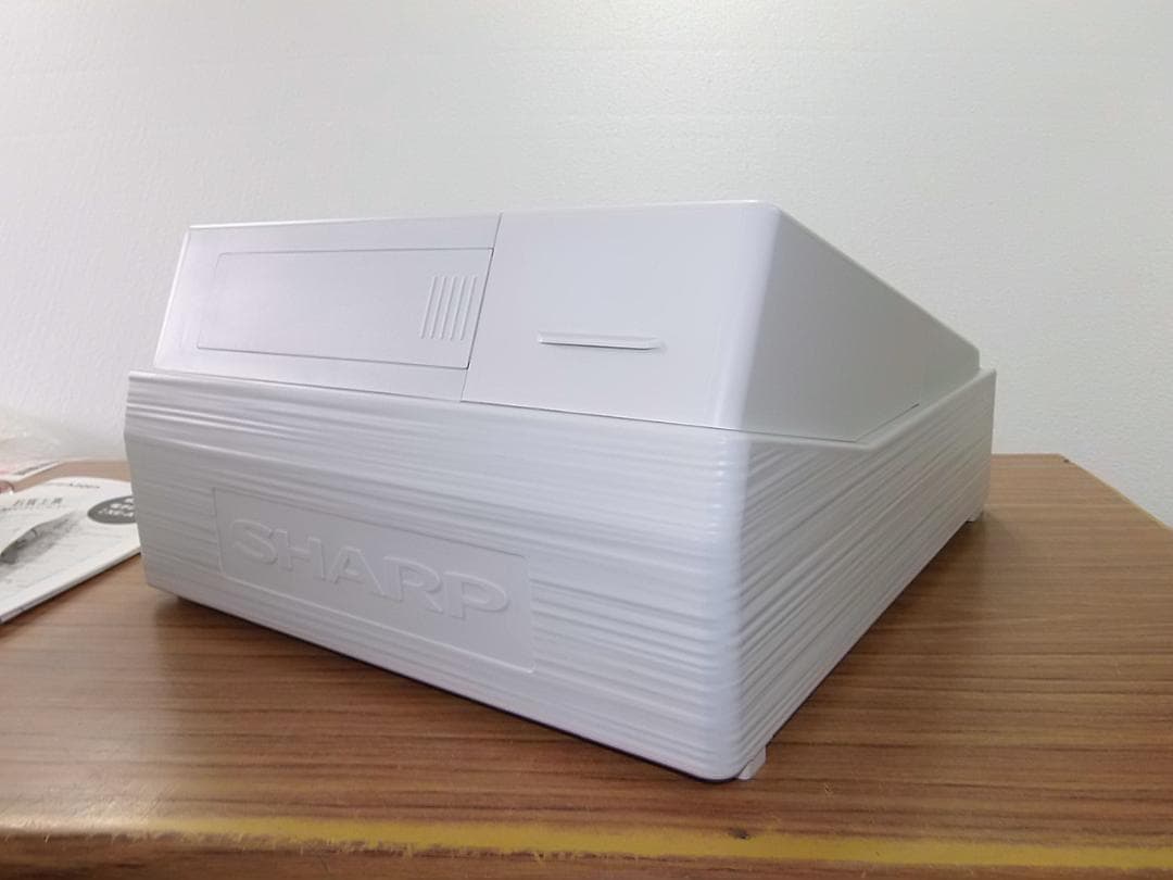 白27設定無料横型領収証シャープ８部門インボイスレジスターXE-A147