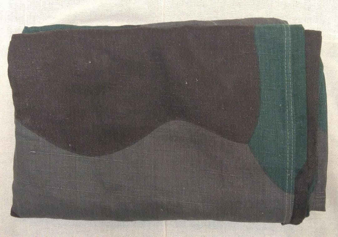 デッドストック スウェーデン軍幕 テントシート 1枚 A 迷彩 カモフラージュ