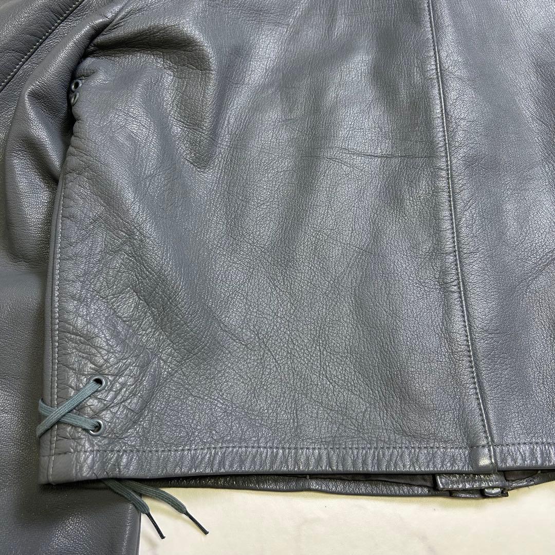 【70s】ドイツ軍 BM サブマリンジャケット レザージャケット グレー系